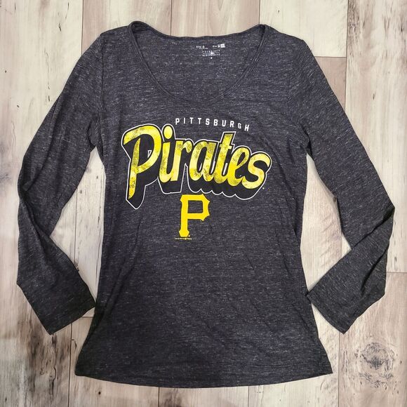 Pittsburgh Pirates 5th & Ocean By New Era Women Size Medium Long Sleeve Shirt - Picture 1 of 4